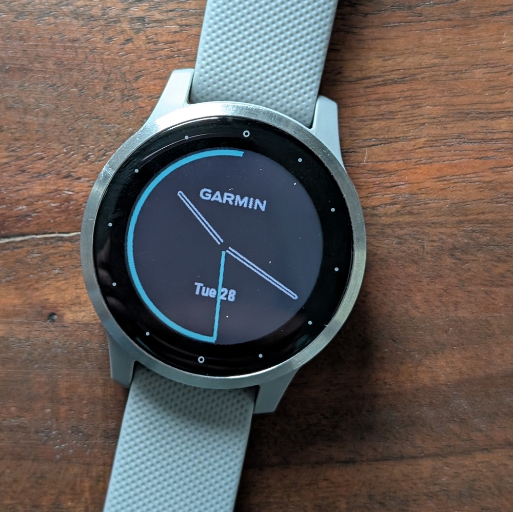 Garmin Vivoactive 4S, gray and silver